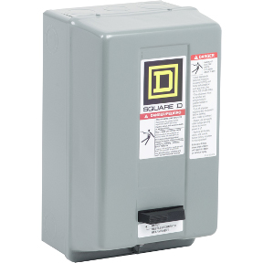 Schneider Electric Non-Reversing NEMA Starter; 27A; 120VAC; 2-Pole; NEMA 1 Surface Mount